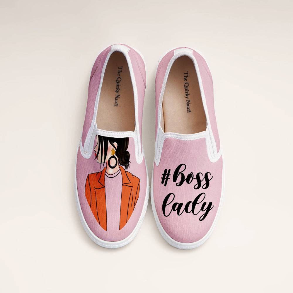 Boss Lady Slipons - The Quirky Naari