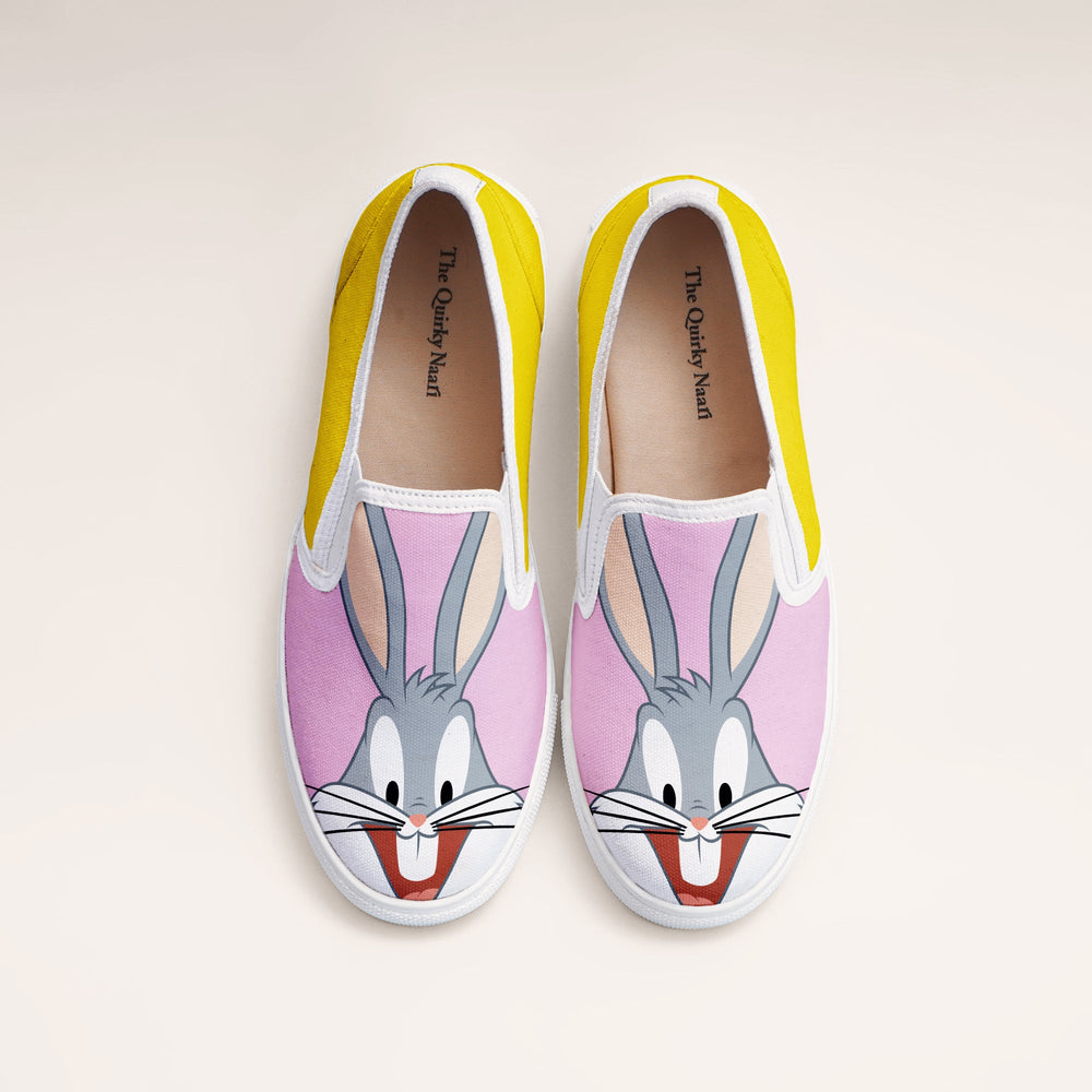 Bugs Bunny: Looney Tunes Slipons - The Quirky Naari