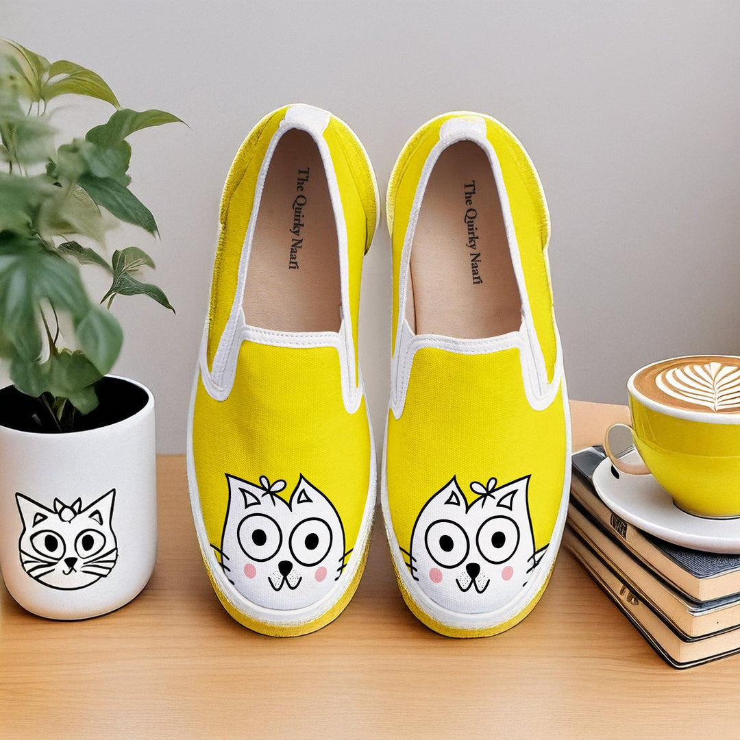 Catty Slipons - The Quirky Naari