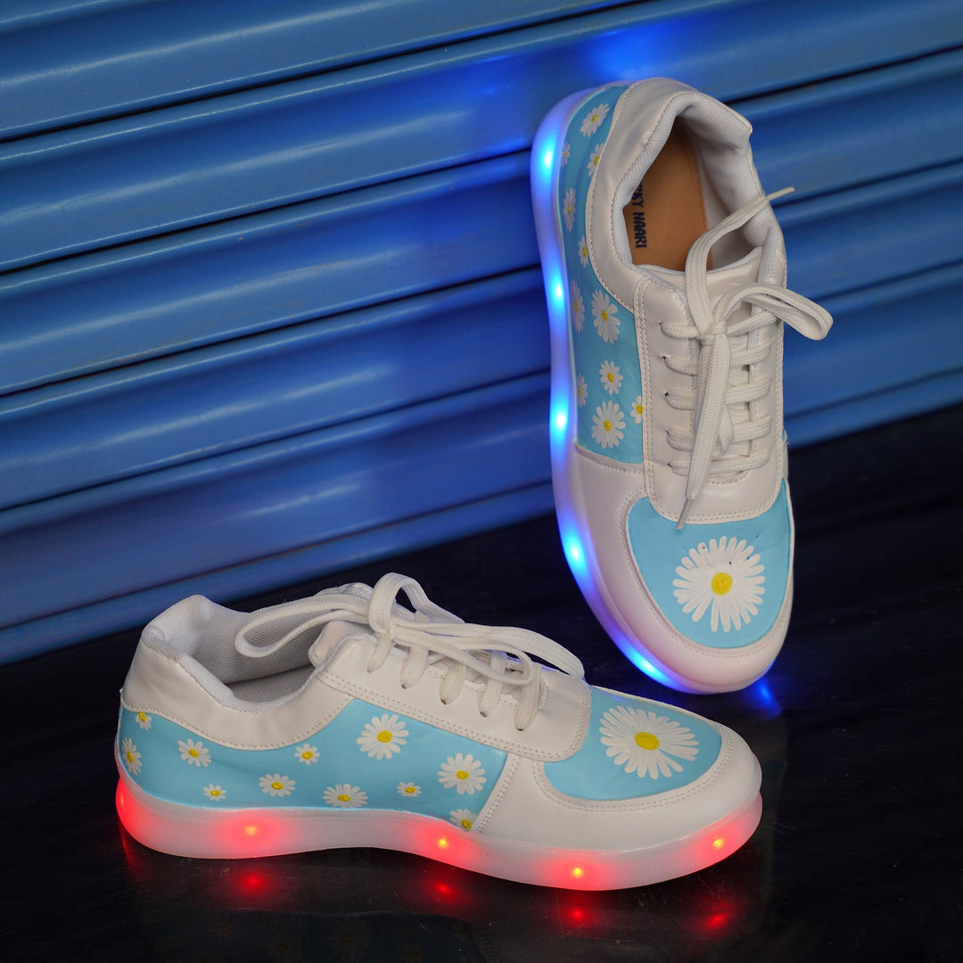 Daisy Haze Sneakers - Light Me Up - The Quirky Naari