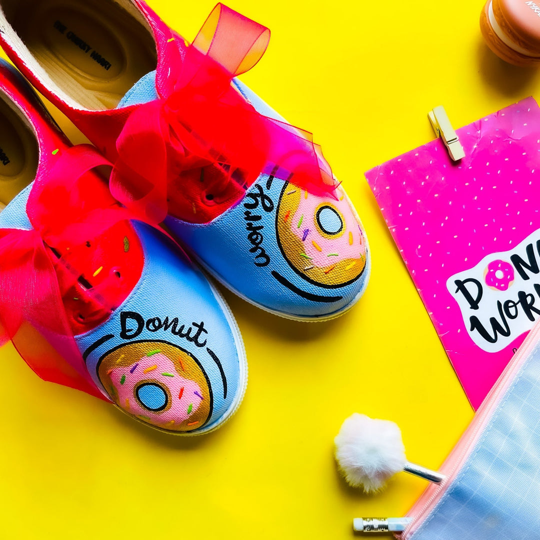 Donut Worry Sneakers - The Quirky Naari