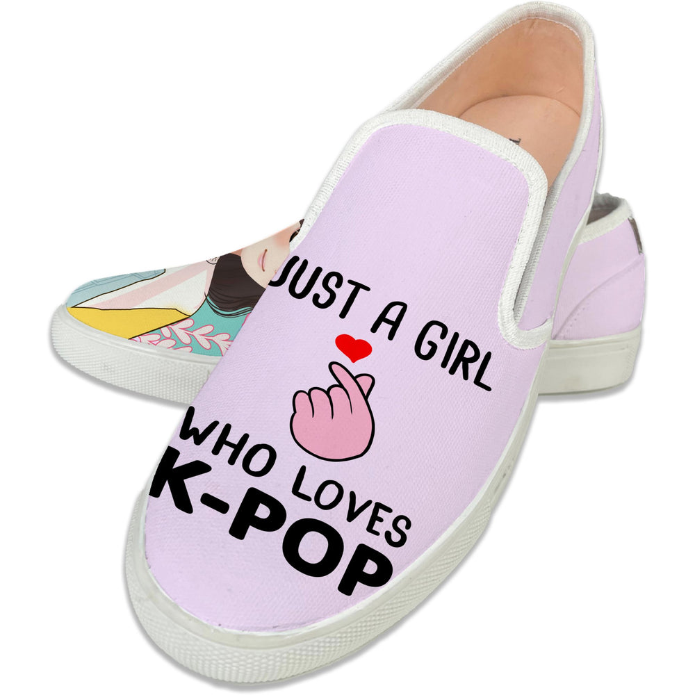 K-pop Girl Slipons - The Quirky Naari