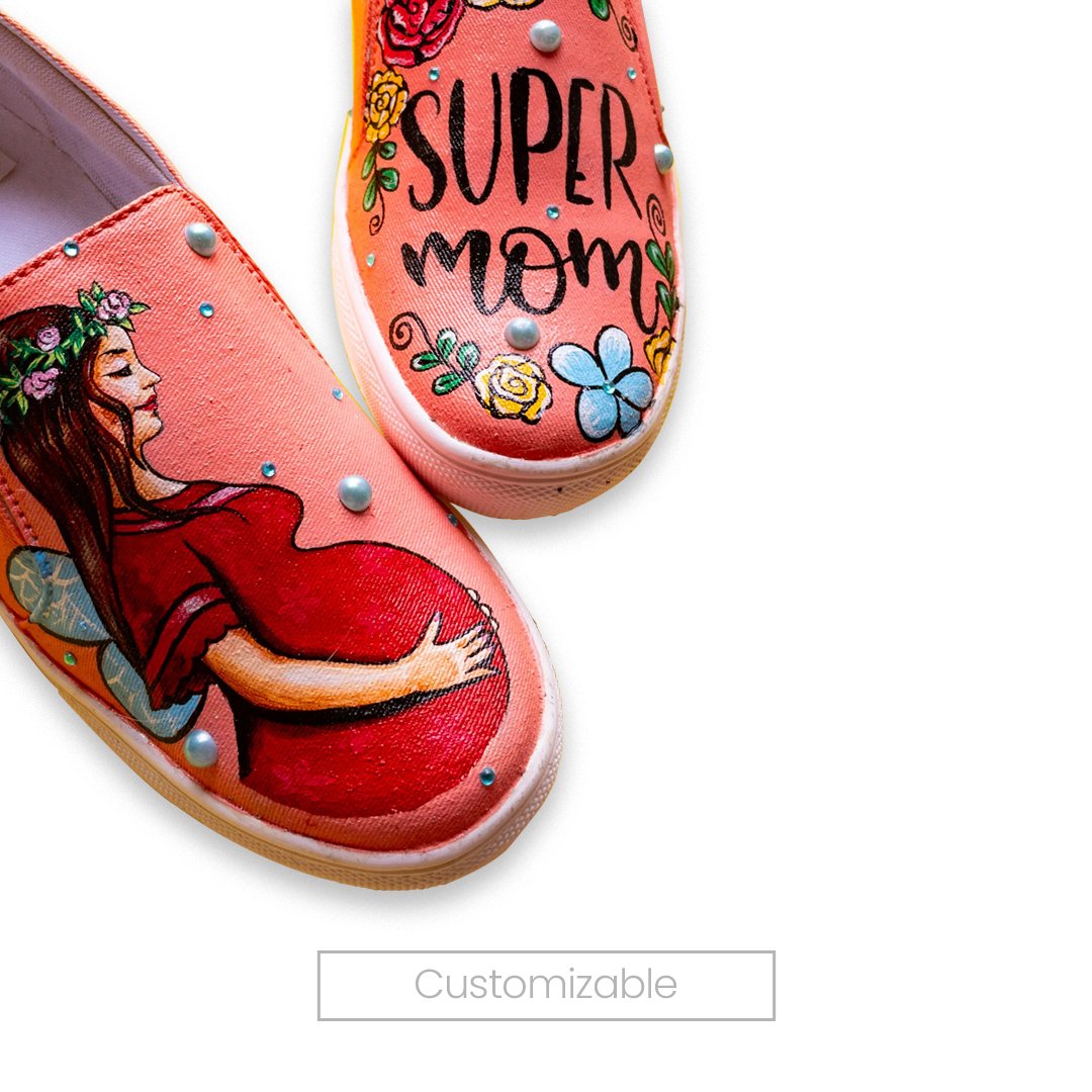 Mom to be Slipons - The Quirky Naari