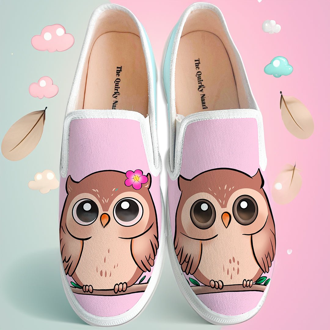 Owlish Slipons - The Quirky Naari