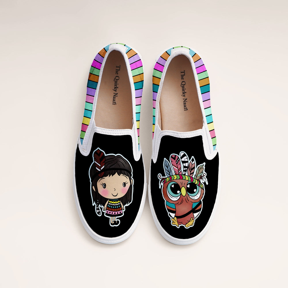 Owlsome Slipon - The Quirky Naari