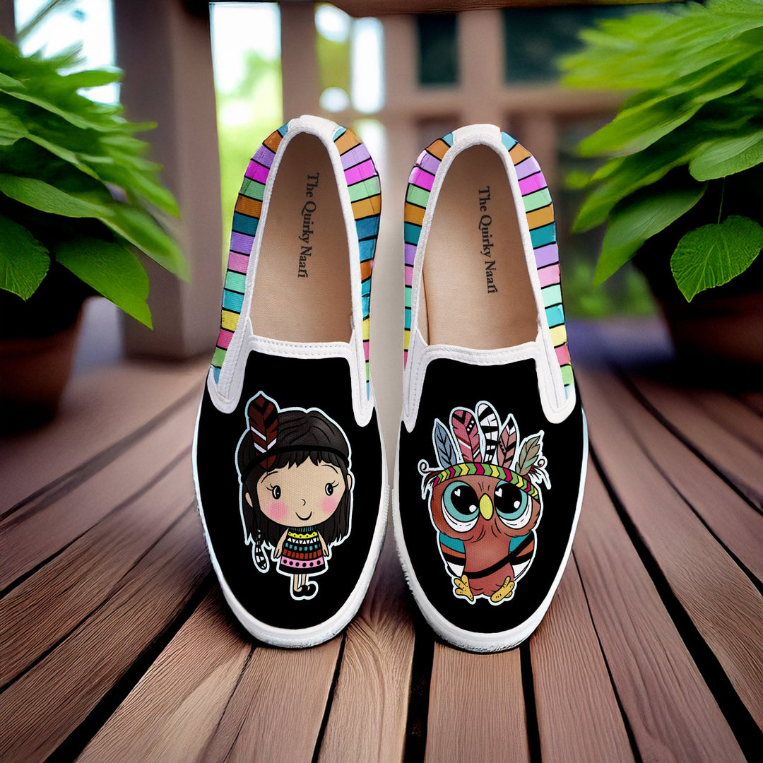 Owlsome Slipon - The Quirky Naari