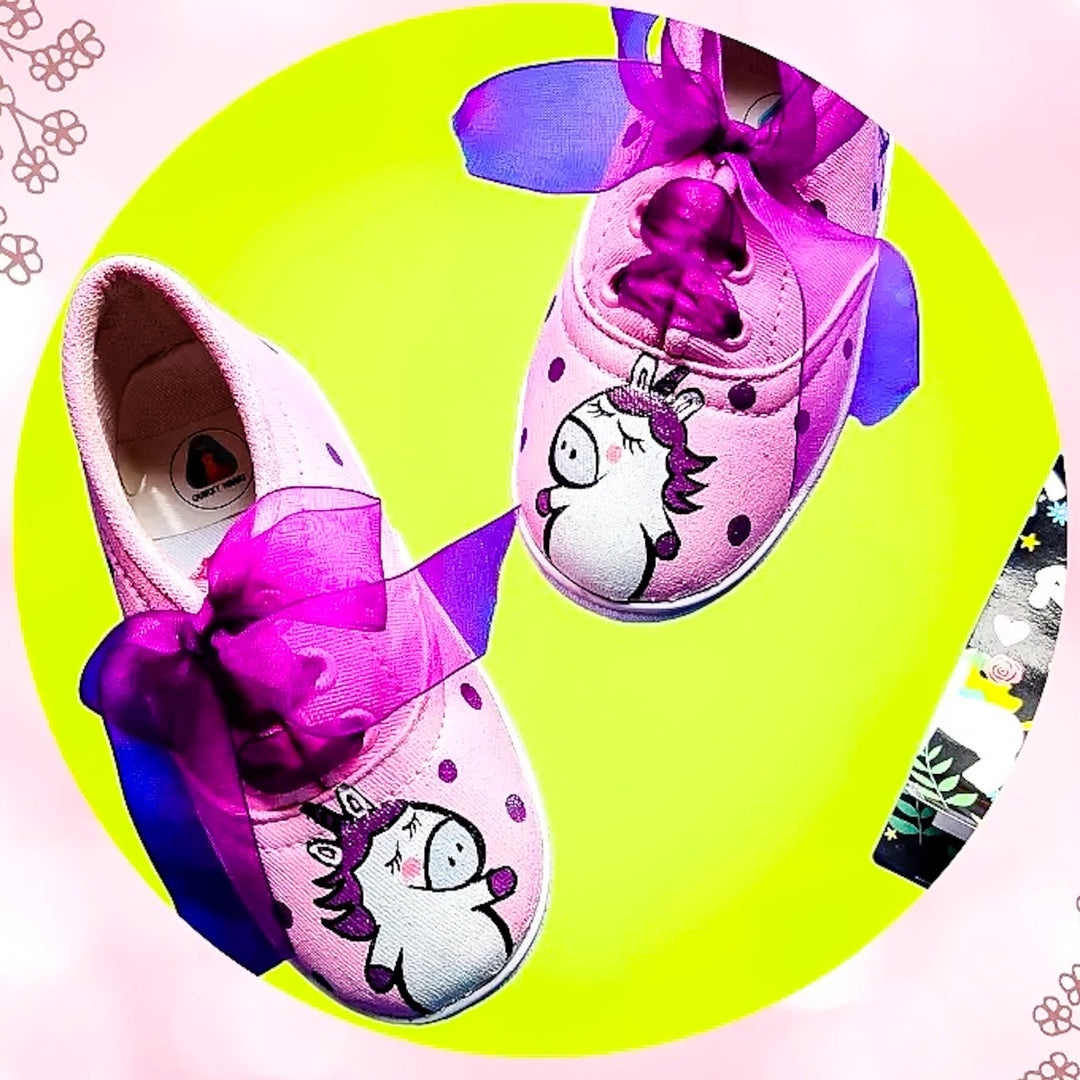 Purple Unicorn Sneakers - The Quirky Naari