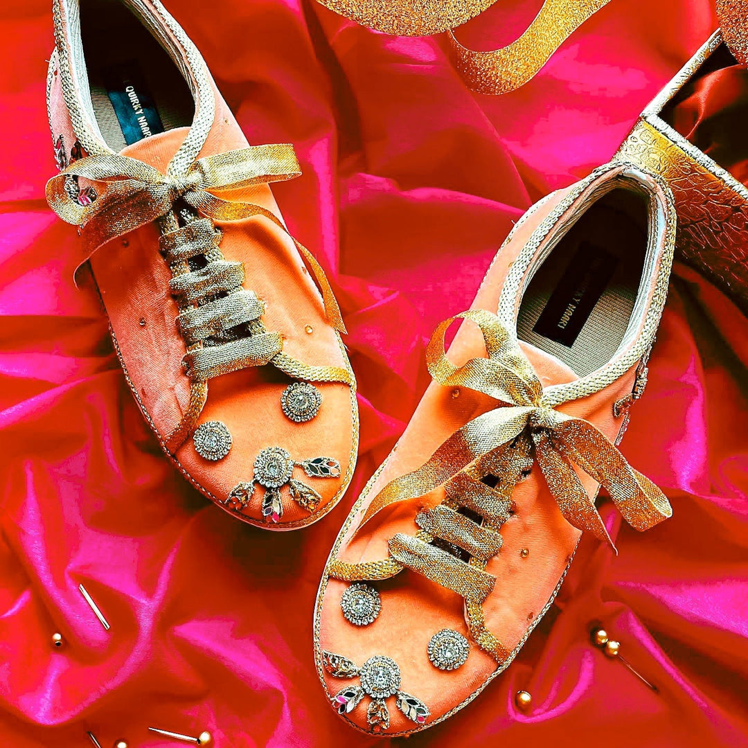 Velvetty Sneakers - The Quirky Naari