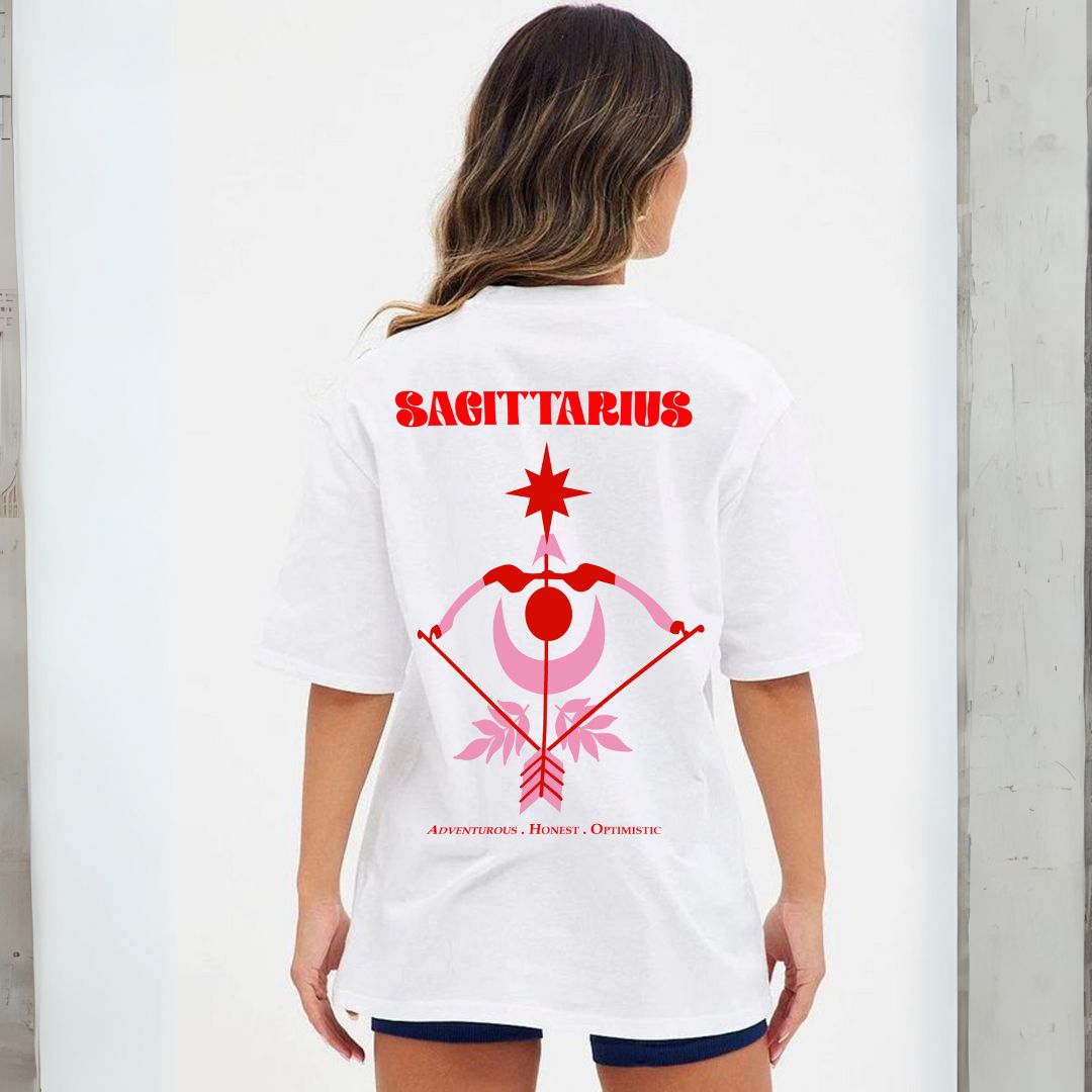 Zodiac T-shirt - Sagittarius - The Quirky Naari