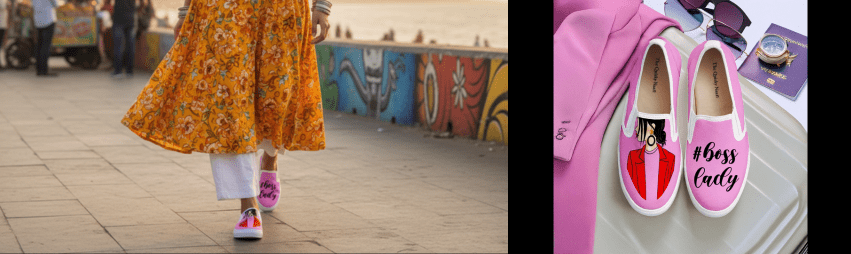 Best Quirky Slipons in Ahmedabad – Colourful, Comfy & Crafted for City Life - The Quirky Naari