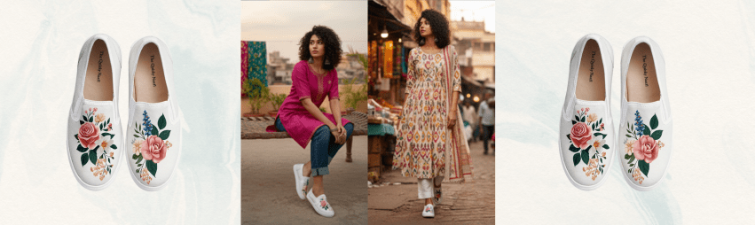 Best Quirky Slipons in Faridabad – Bold, Breezy & Built for You - The Quirky Naari