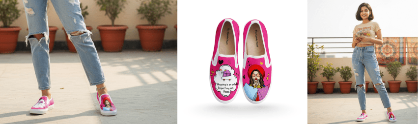 Best Quirky Slipons in Noida – Bold, Fun & Built for City Life - The Quirky Naari
