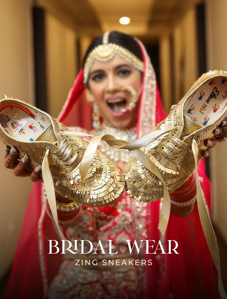 Sneakers sales at wedding