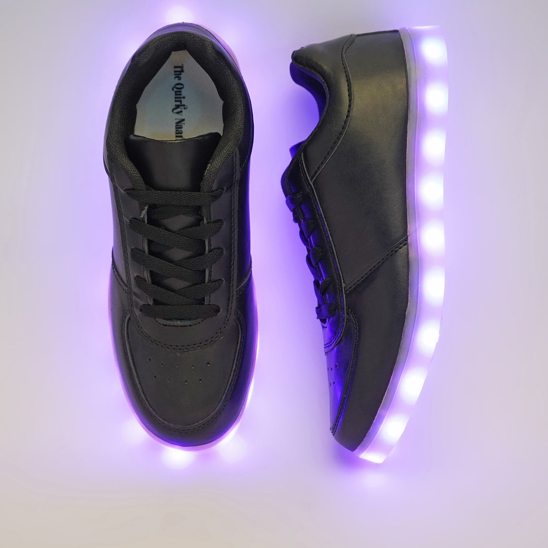 Light Me Up Sneakers - Ankle (Black)