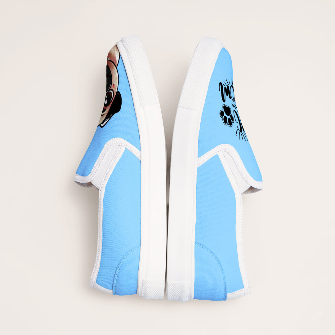 Pug Mom Slipons