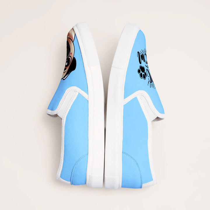 Pug Mom Slipons