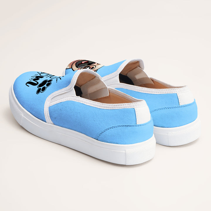 Pug Mom Slipons
