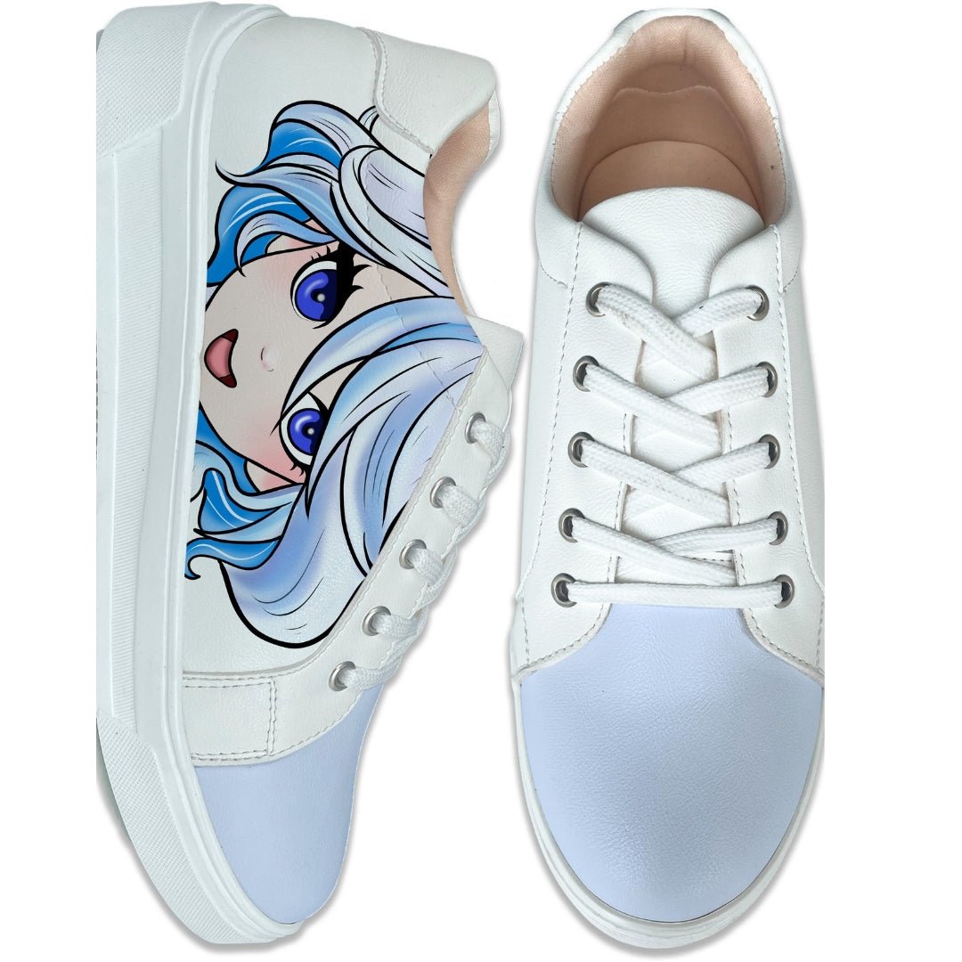Anime Girl Sneakers - The Quirky Naari