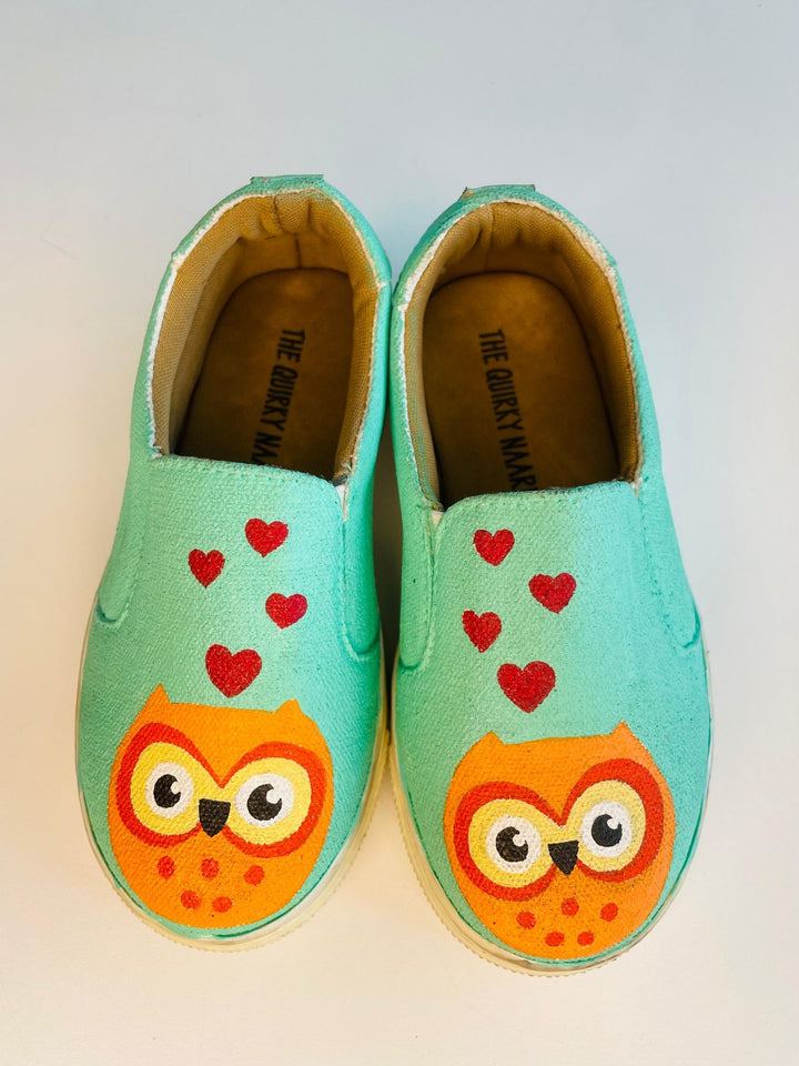 Baby Owl Slipons - The Quirky Naari