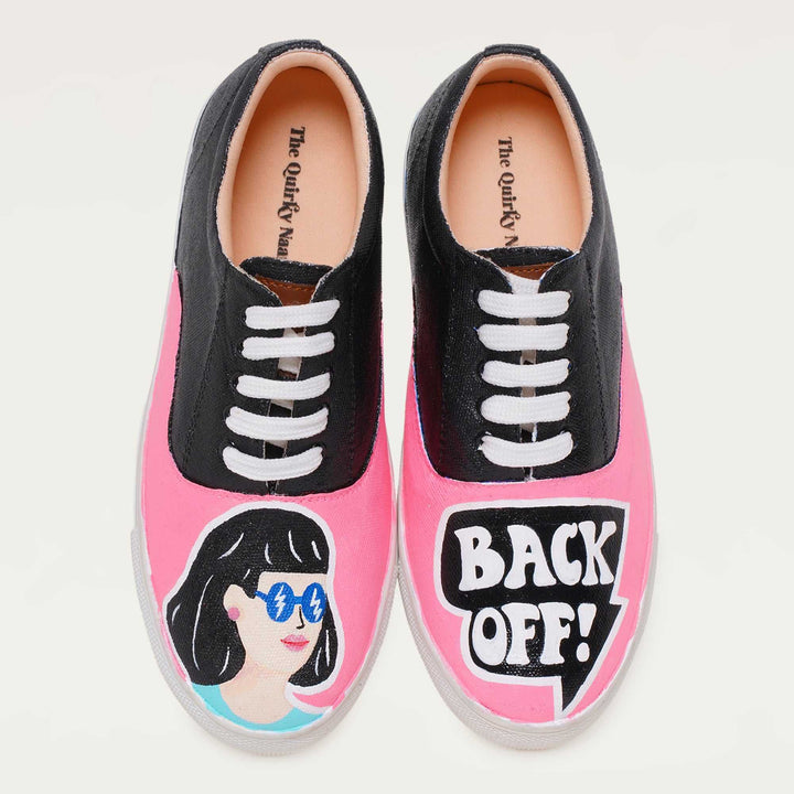 Back off Sneakers - The Quirky Naari