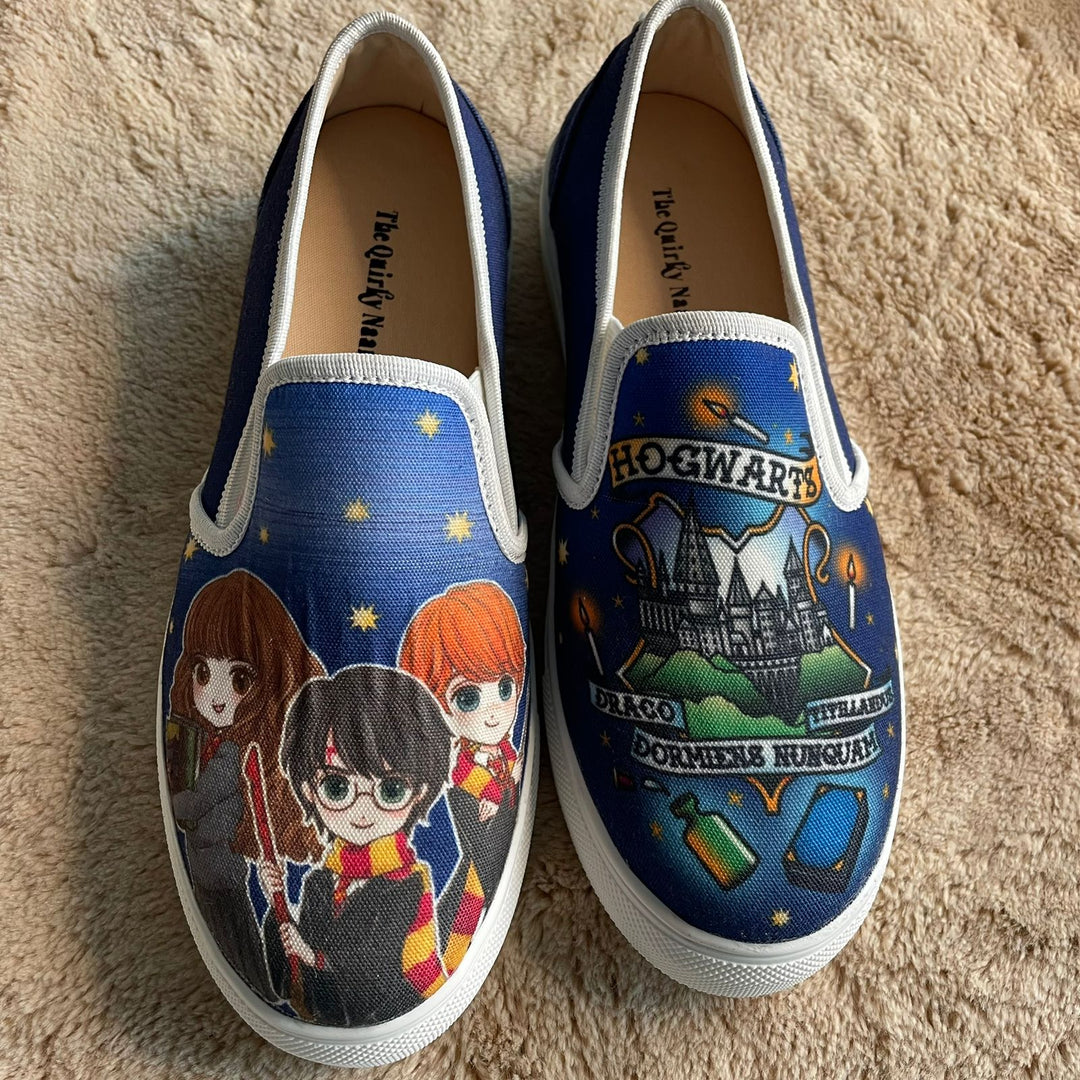 Back to Hogwards Slipons - The Quirky Naari
