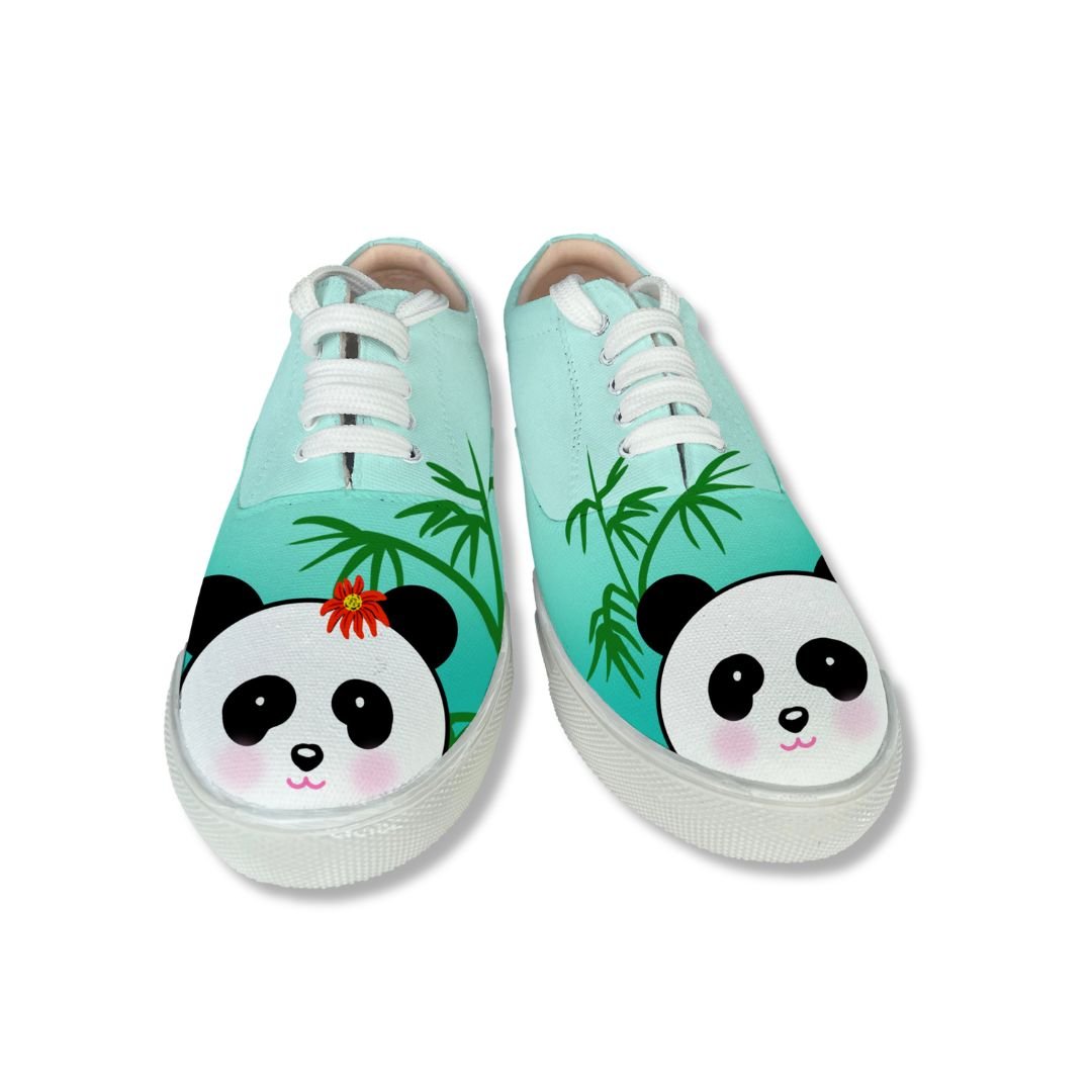 Beach Panda Sneakers - The Quirky Naari