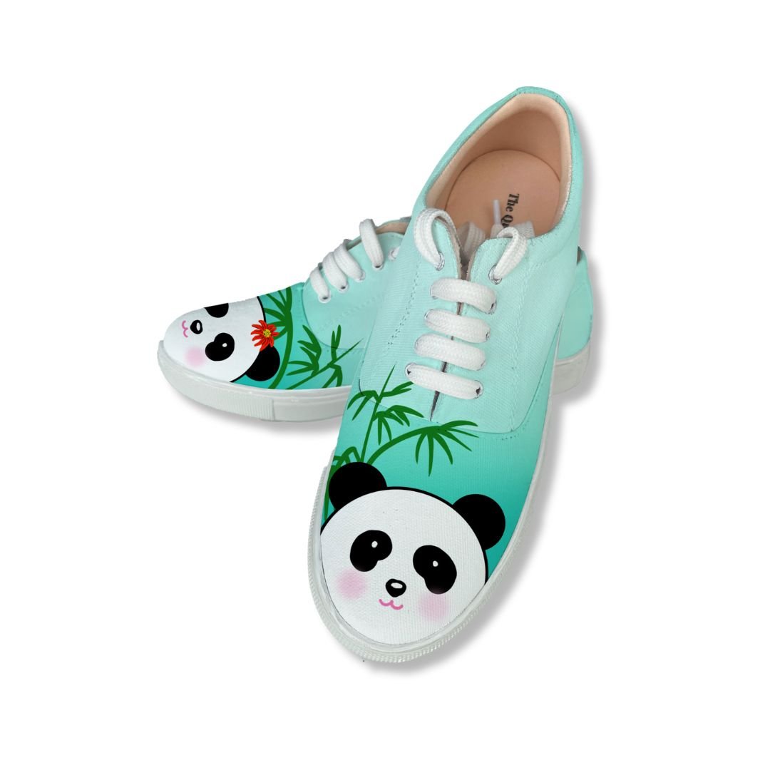 Beach Panda Sneakers - The Quirky Naari