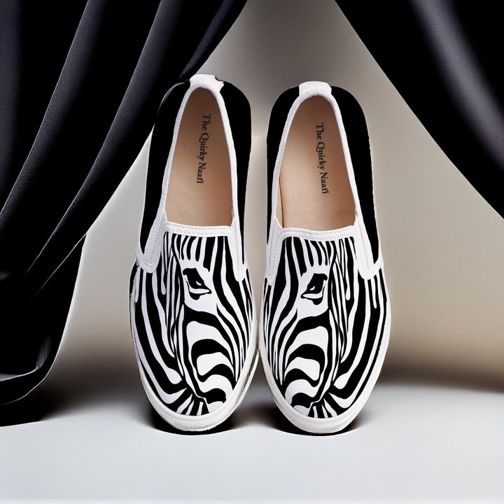 Black Eye Slipons - The Quirky Naari