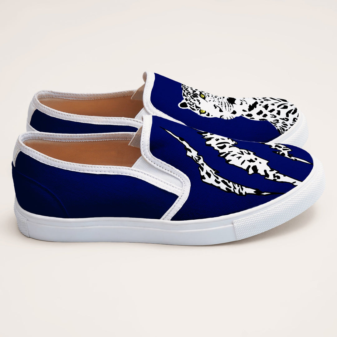 Bleached Tiger Slipons - The Quirky Naari