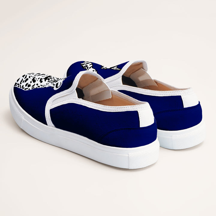 Bleached Tiger Slipons - The Quirky Naari