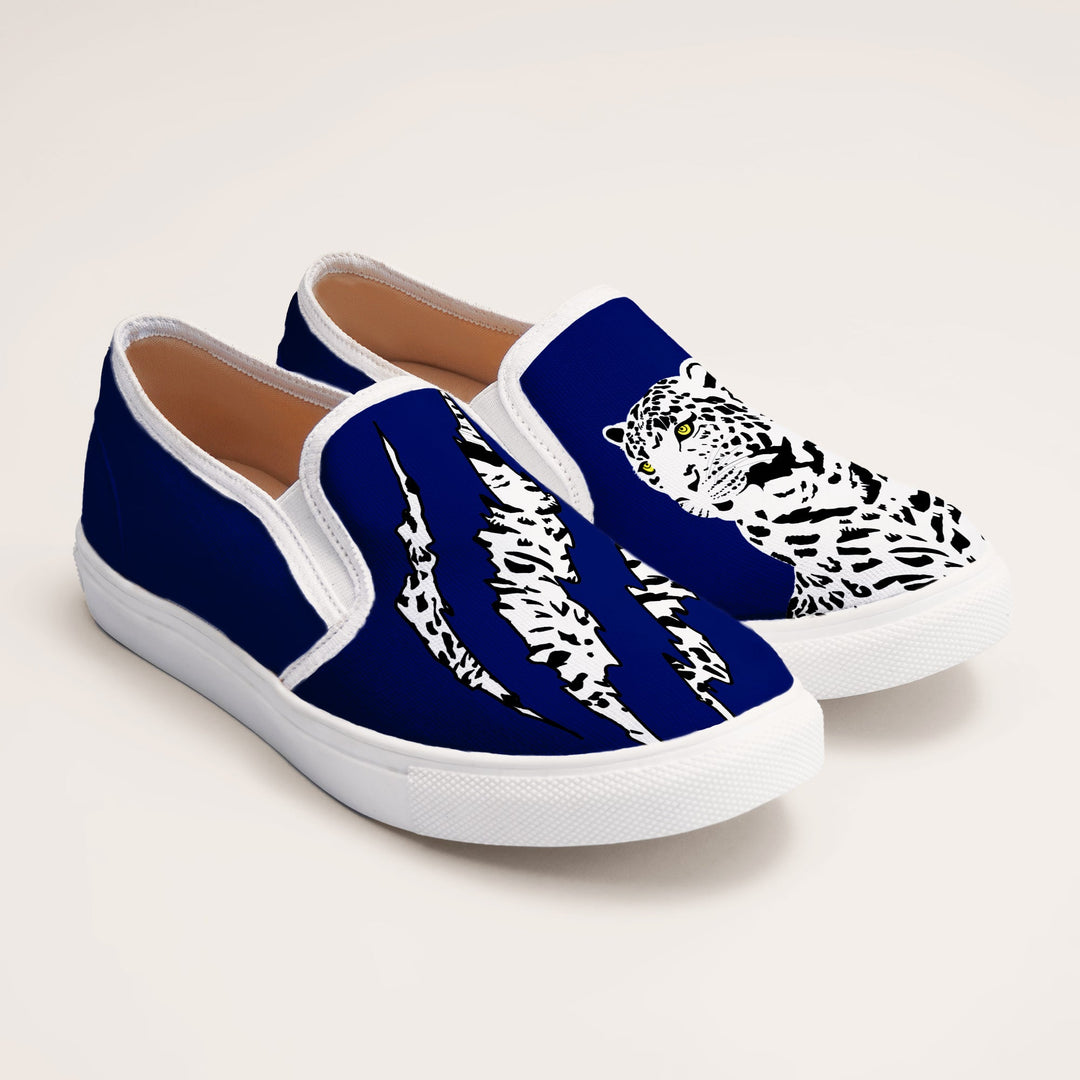 Bleached Tiger Slipons - The Quirky Naari