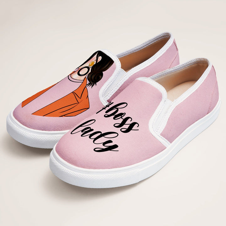 Boss Lady Slipons - The Quirky Naari
