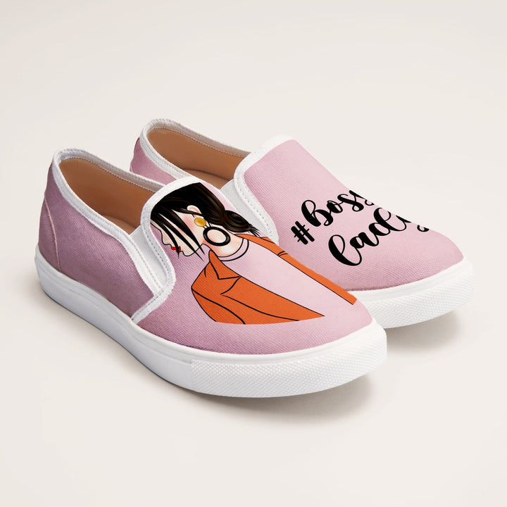 Boss Lady Slipons - The Quirky Naari