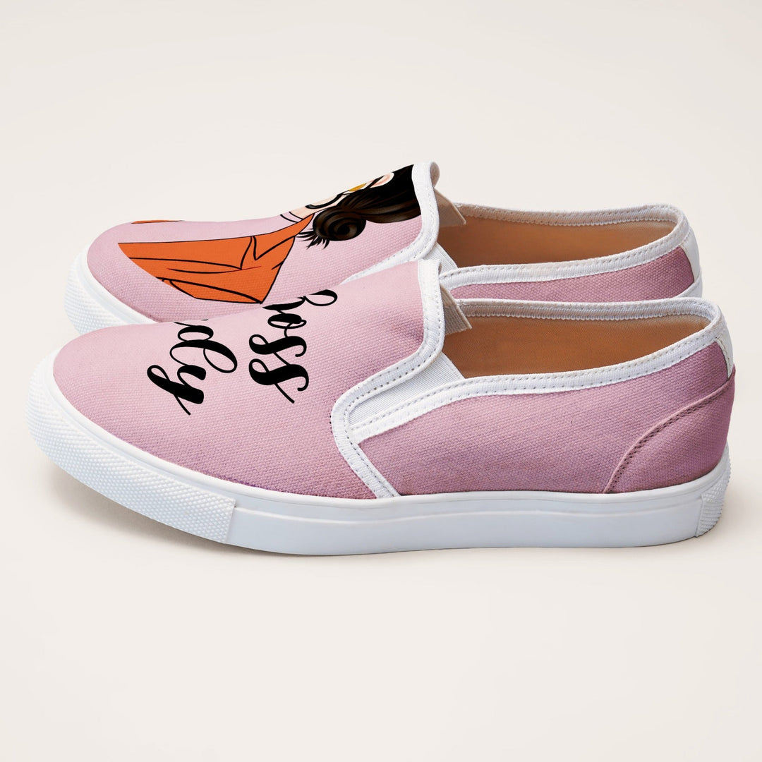 Boss Lady Slipons - The Quirky Naari