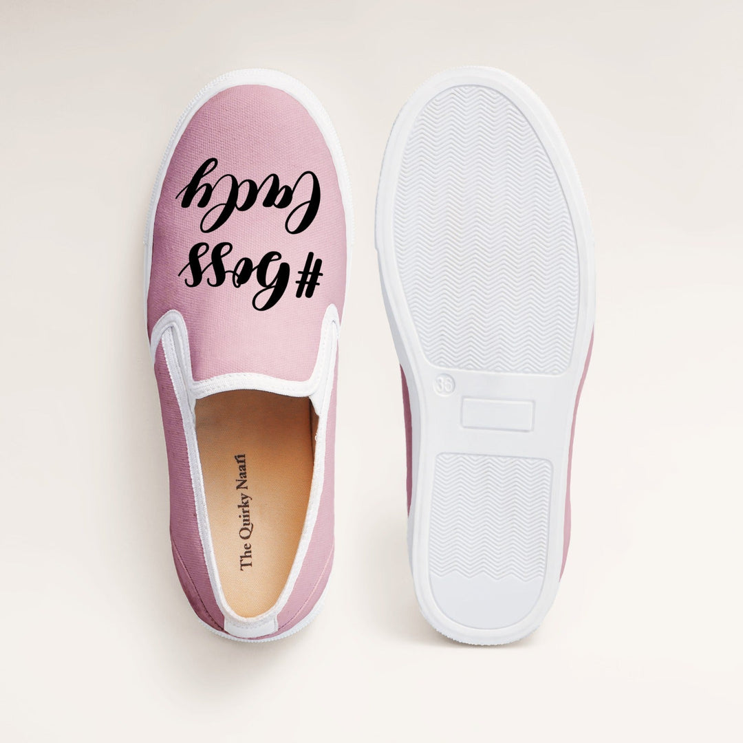 Boss Lady Slipons - The Quirky Naari