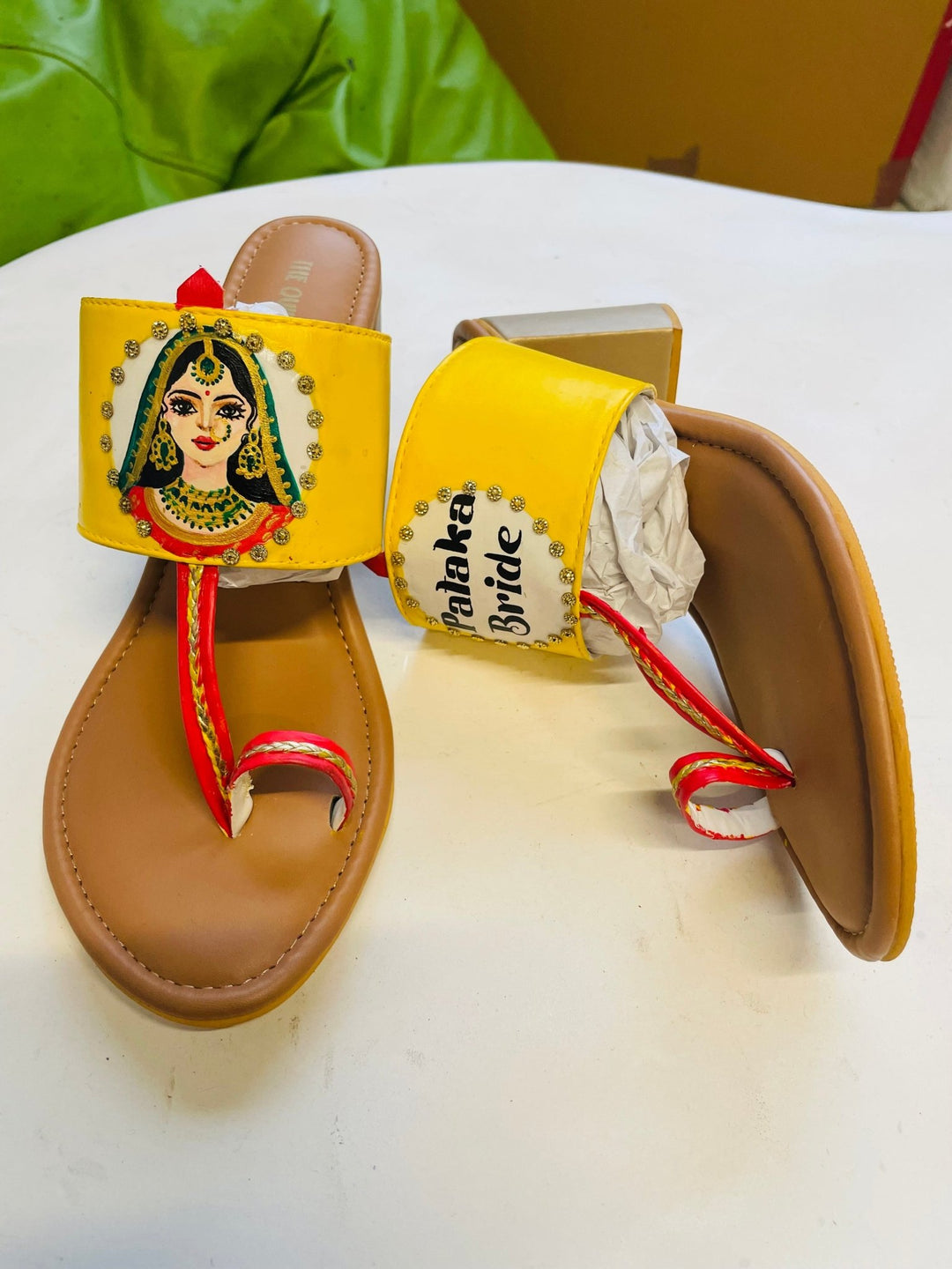 Bridal Heel Kolhapuris - The Quirky Naari