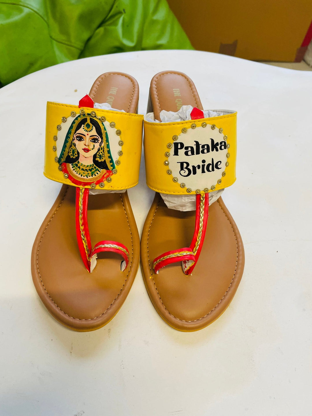 Bridal Heel Kolhapuris - The Quirky Naari