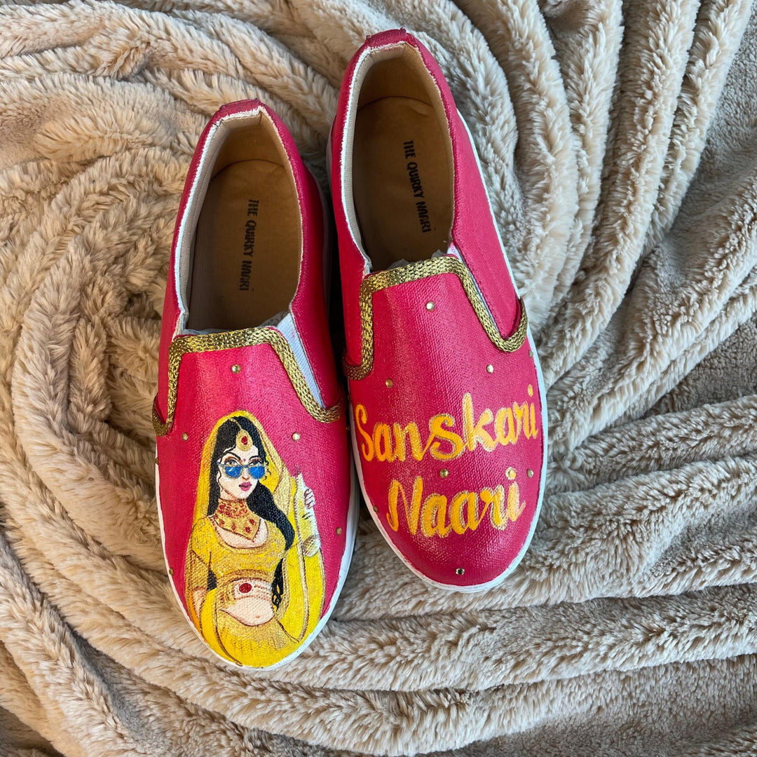 Bridal Heel slip - on - The Quirky Naari