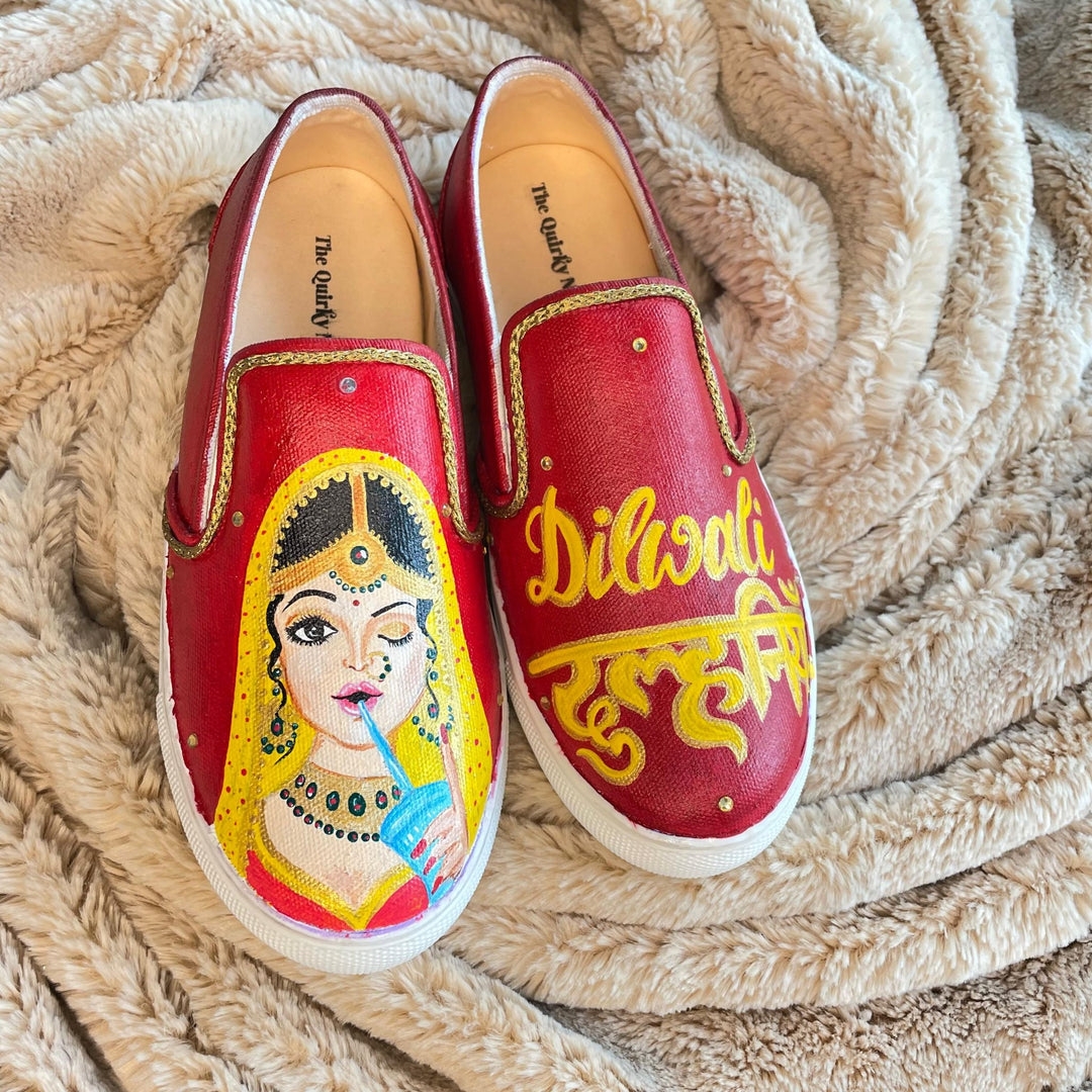 Bridal Slipons - The Quirky Naari