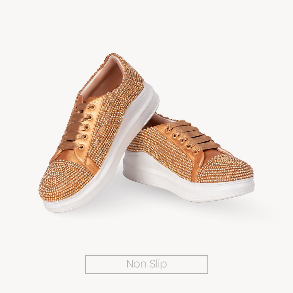 Bridal Studded Sneakers - The Quirky Naari
