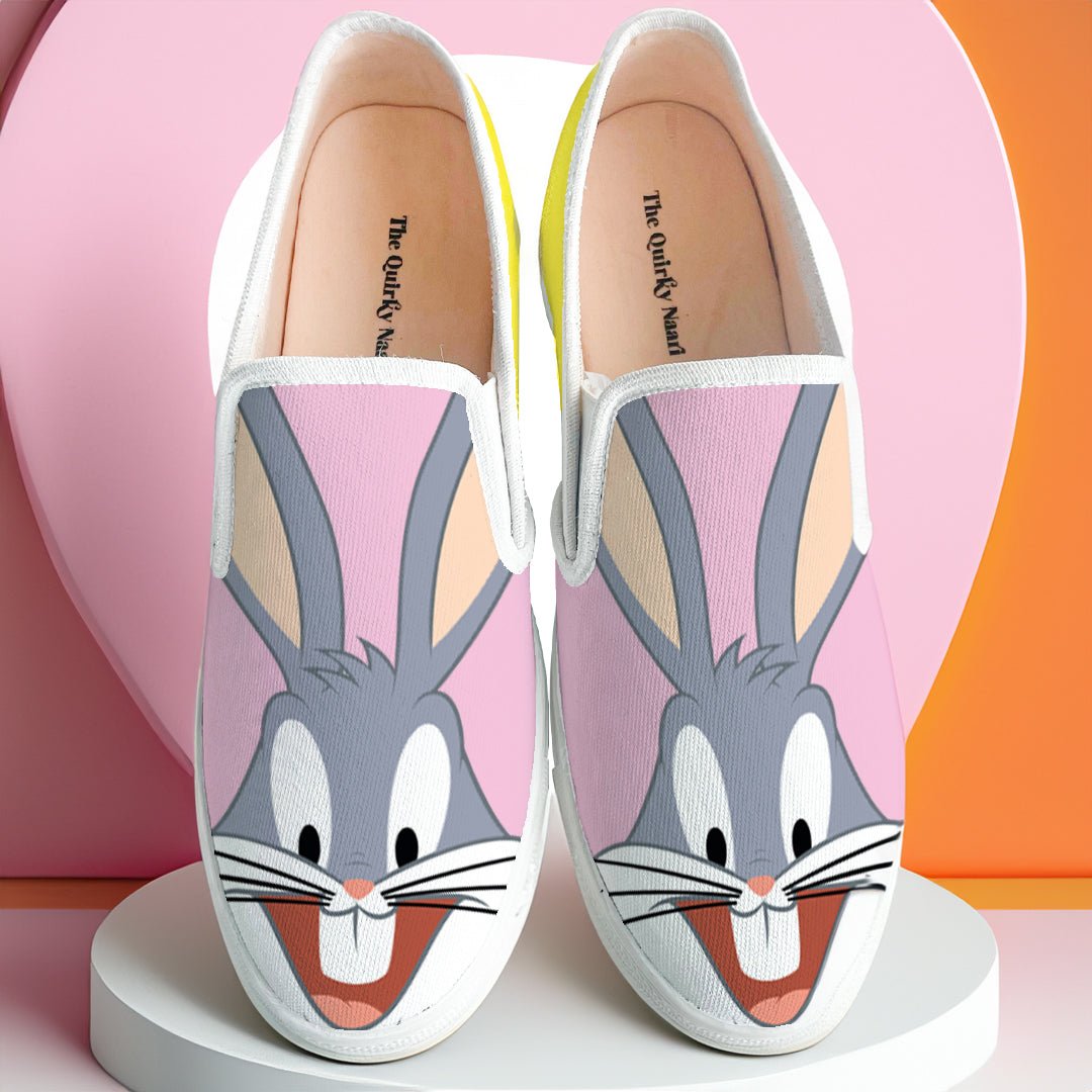 Bugs Bunny Looney Tunes Slipons - The Quirky Naari