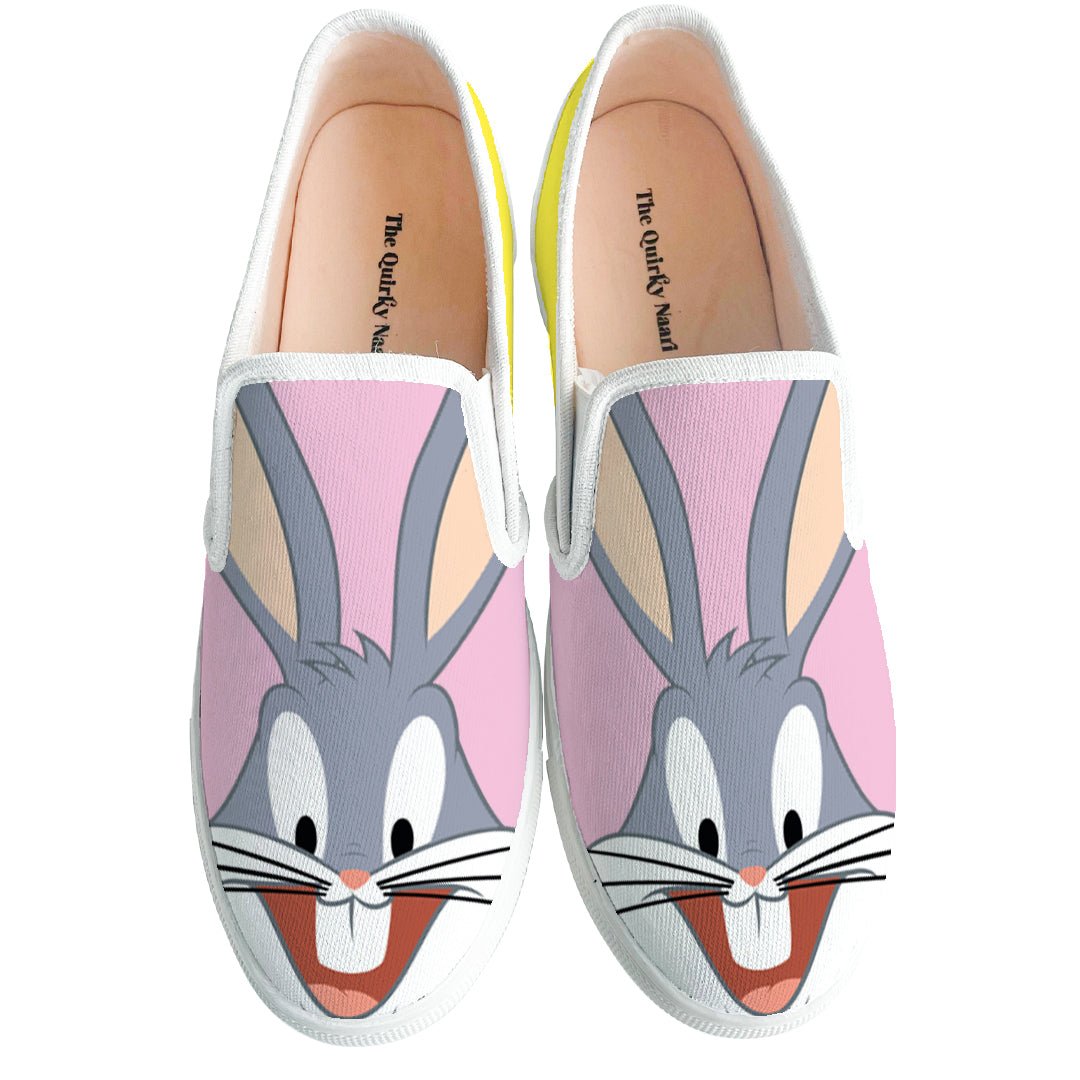 Bugs Bunny Looney Tunes Slipons - The Quirky Naari