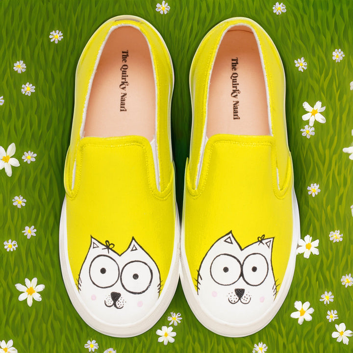 Catty Slipons - The Quirky Naari