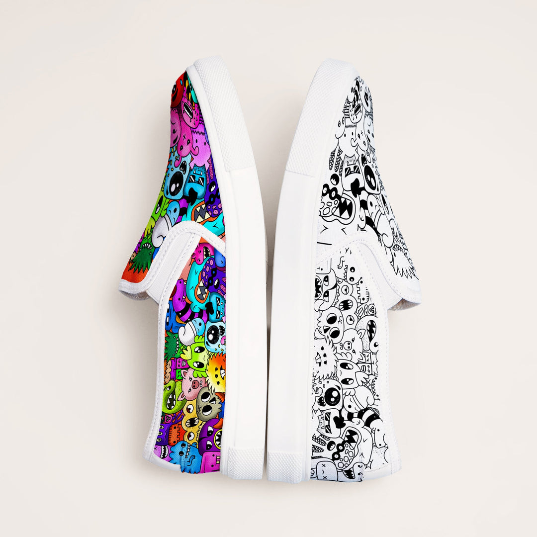 Color Me Up Slipons - The Quirky Naari