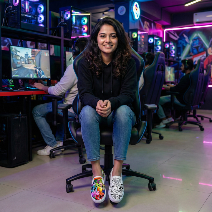 Color Me Up Slipons - The Quirky Naari