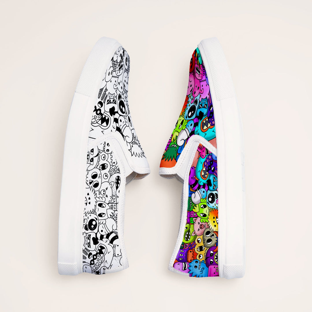 Color Me Up Slipons - The Quirky Naari