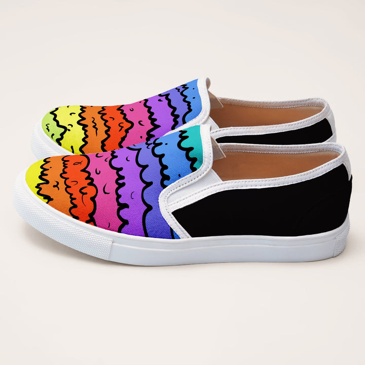 Color Melting Slipons - The Quirky Naari