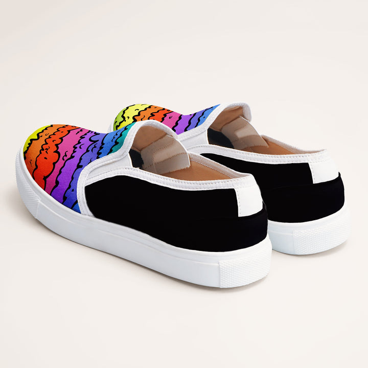 Color Melting Slipons - The Quirky Naari