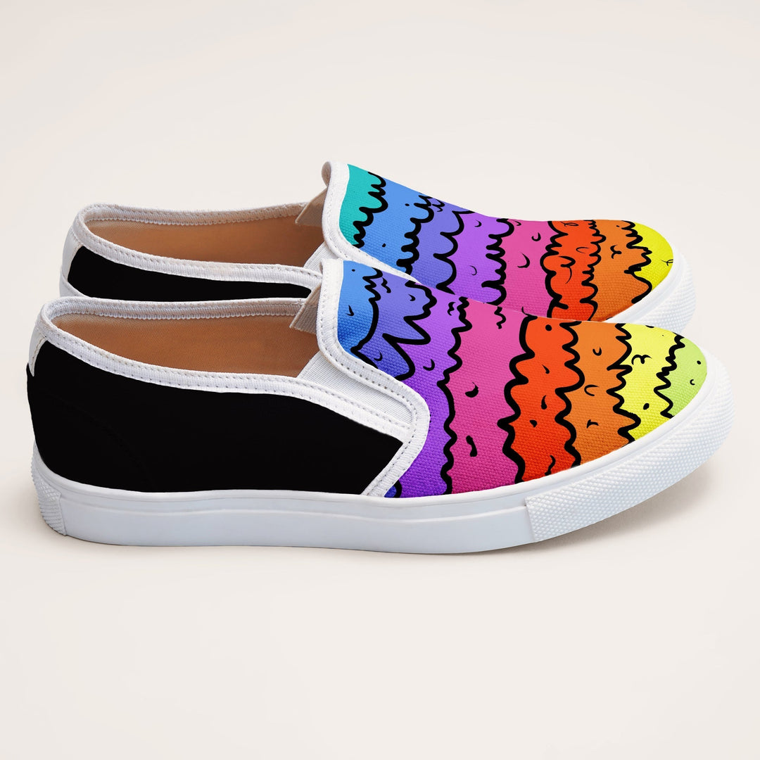 Color Melting Slipons - The Quirky Naari