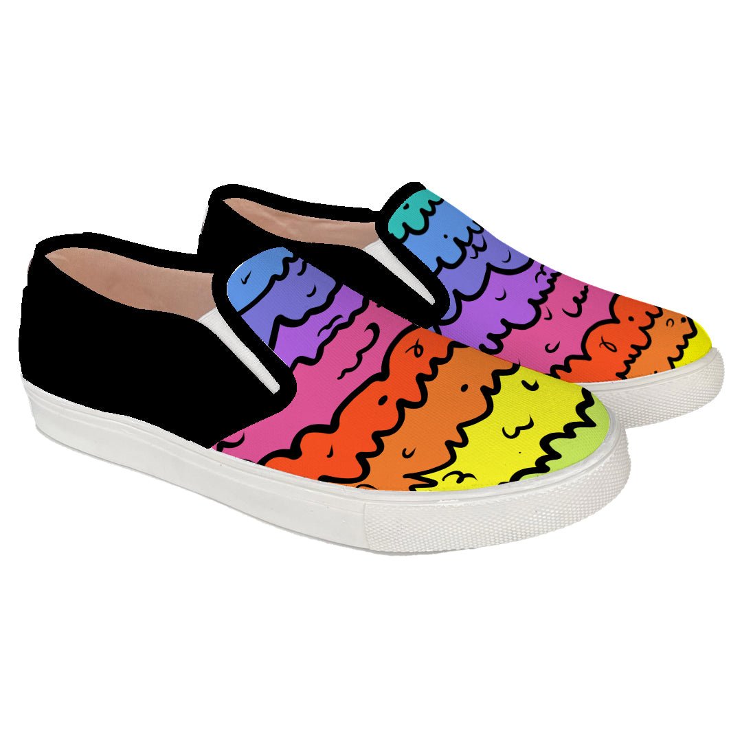 Color Melting Slipons - The Quirky Naari